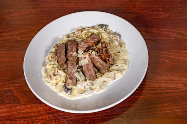 Bacon & Blue Steak Pasta
