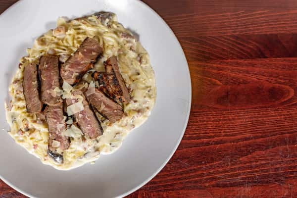 Bacon & Blue Steak Pasta