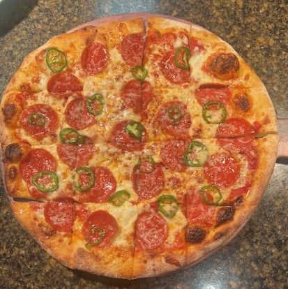 Manchego & Hot Honey Pizza