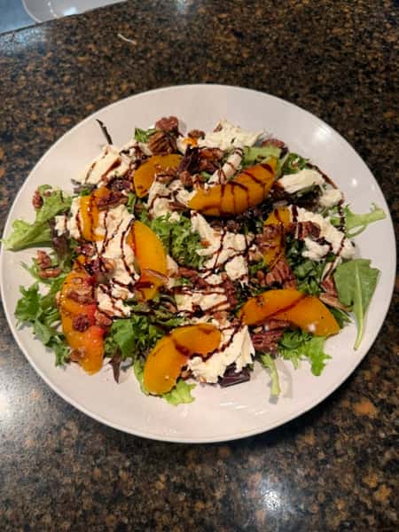 Peach & Burrata Salad