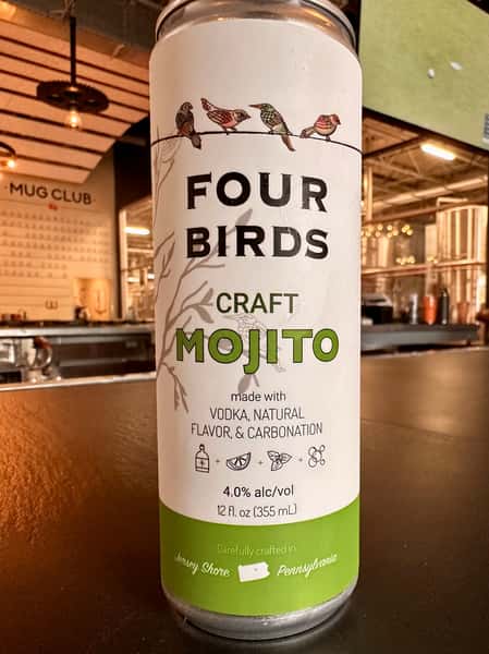 Four Birds Craft Mojito (canned cocktail)