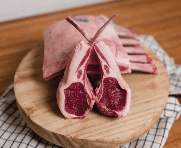 Ovation Frenched Lamb Rack from New Zealand | $21.99/lb.