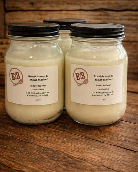 Meet your cast-iron skillet’s new best friend: beef tallow. 🔥
Use it to sear steaks, roast potatoes or give vegetables a rich, savory finish.
Pick some up during your next B&B market visit—and put it to work at home!
🛒 Market reopens Wednesday at 11AM.
#BeefTallow #CookAtHome #BBMeatMarket #KaufmanTX