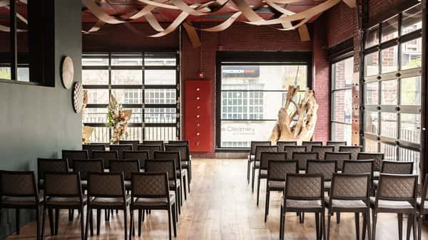 Wedding set up 2nd floor Vidrio