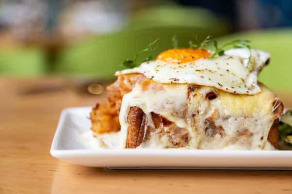 Croque Madam at Vidrio