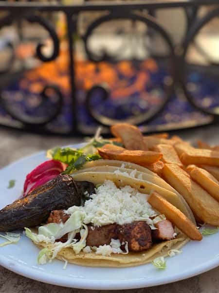 Tacos and fries