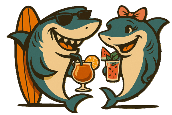 Fin and female shark