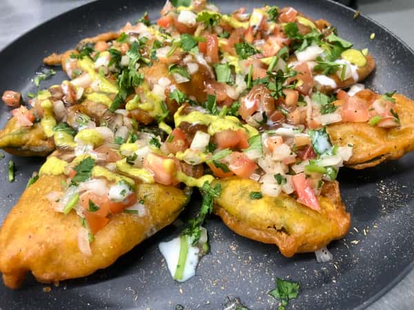 Crispy Spinach Chaat