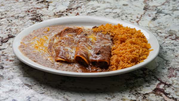 Beef Fajita Enchilada Dinner