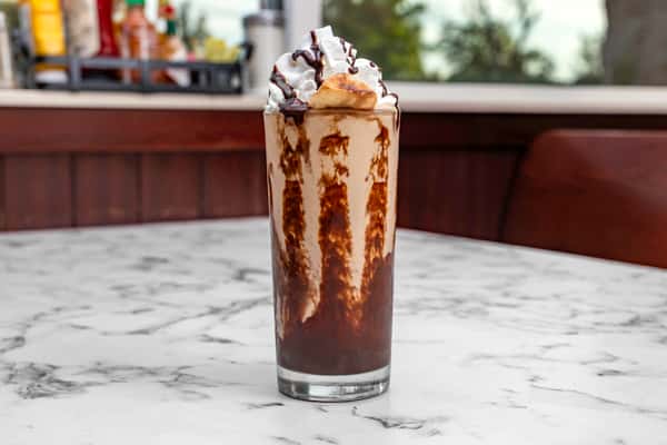 Peanut Butter And Banana Affogato Smoothie