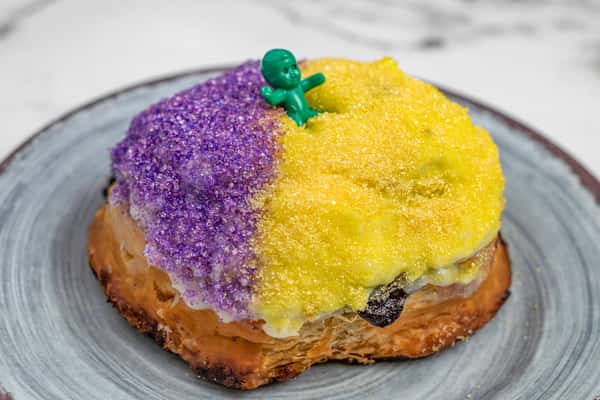 King Cake Cinnamon Roll