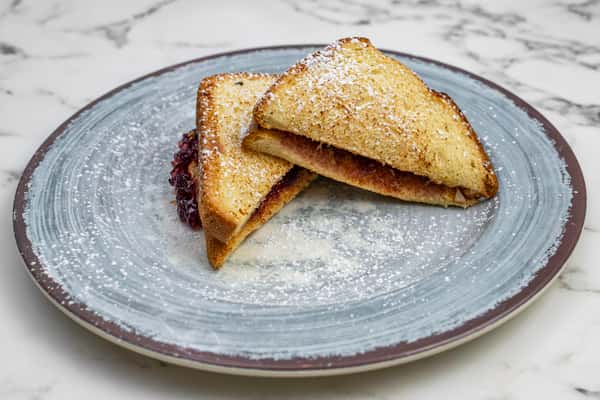 6. Peanut Butter and Jelly Toast