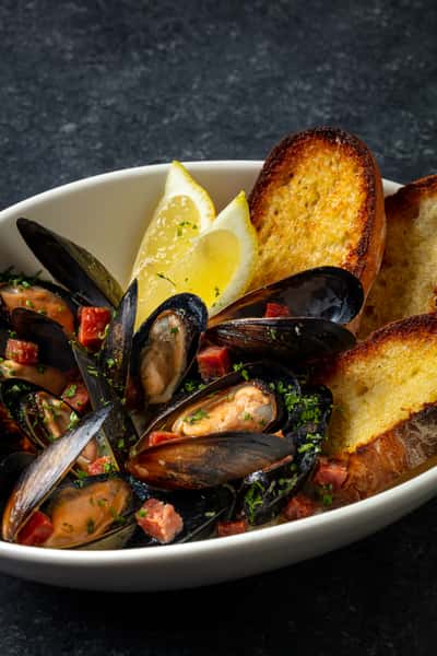 Oven-Roasted Mussels