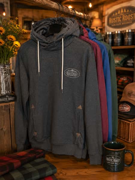 Cowl neck sweater the rustic roost