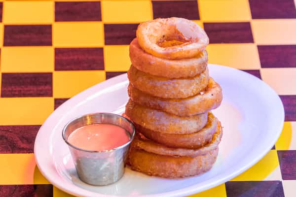 Beer Battered Onion Rings, Sauce 42