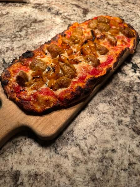 Spicy Sausage and Yellow Pepper