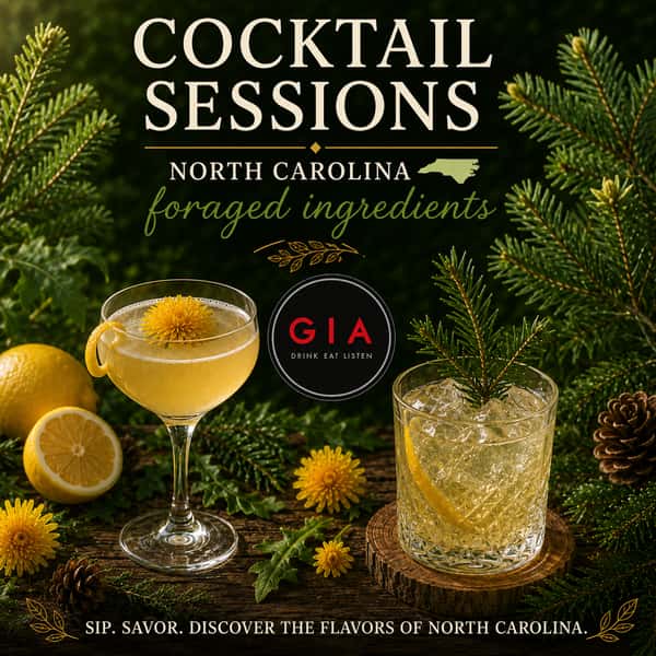Cocktail Session: NC Foraged Ingriedients