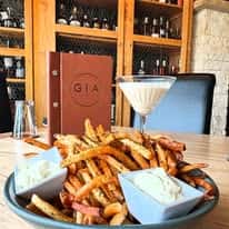 Fries with a drink
