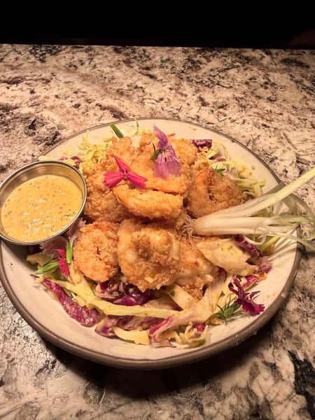 Cajun Fried Shrimp and Slaw