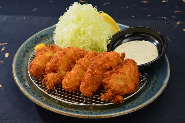 Kaki Fry Teishoku