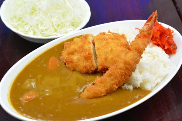 Chicken Katsu & Seafood Fry Lunch Curry