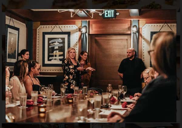 Donna, Stephanie, Chef Michael
