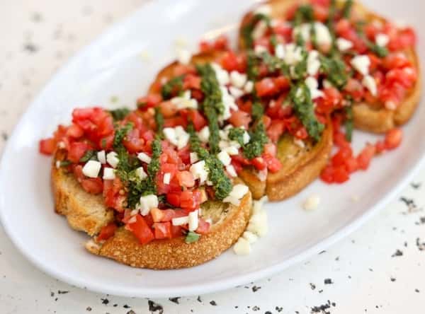 Caprese bruscetta