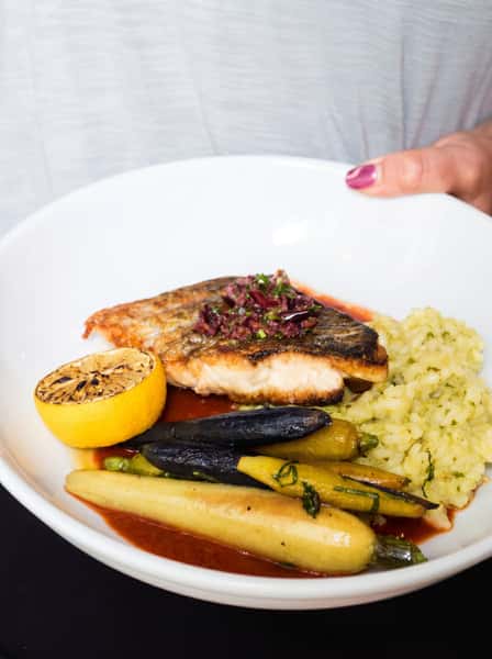 Pan-fried redfish