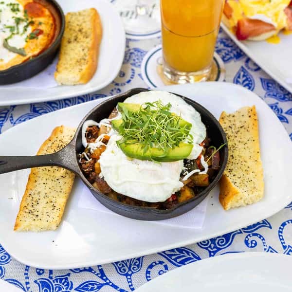 chorizo hash skillet