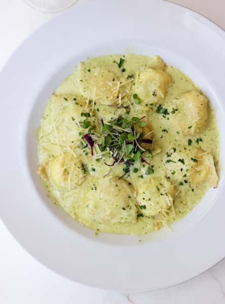 Roasted Garlic and Ricotta Ravioli