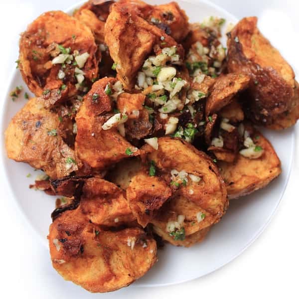 Smashed Fried Potatoes