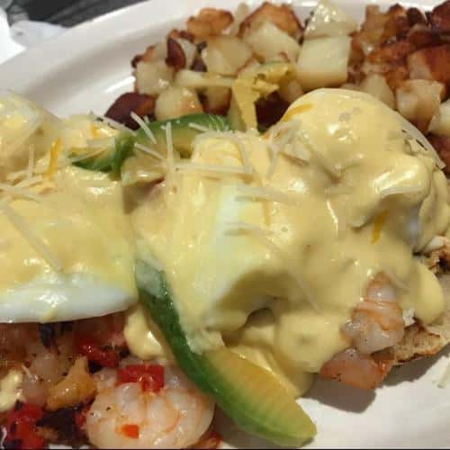 Eggs with avocado