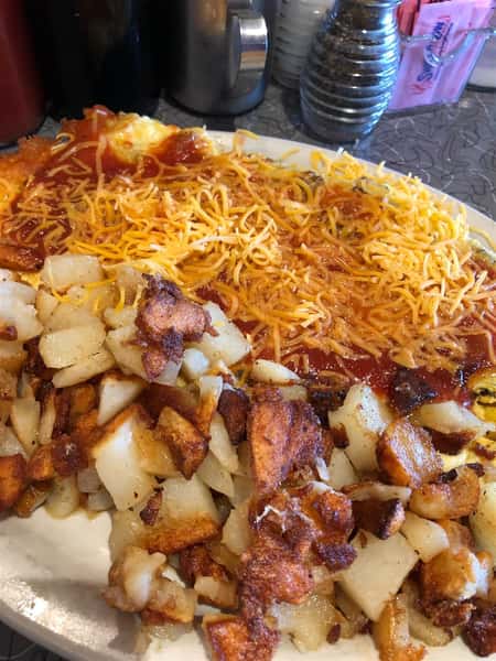 a breakfast omelette