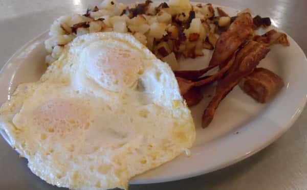 eggs and potatoes