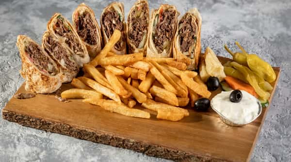 Beef Shawarma Double Meal 8 Pcs