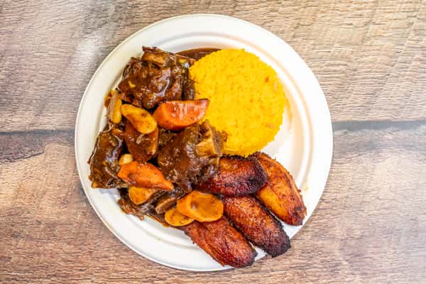 Ox_Tail_Yellow_Rice_Plantains