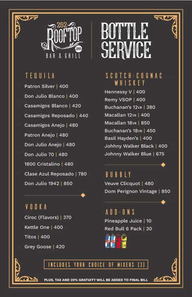 Rooftop_262_Bar_&_Grill_Bottle_Service_Menu_Page_2