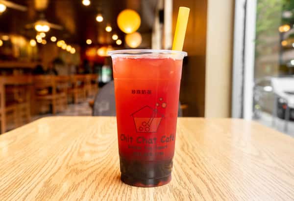 Pomegranate Bubble Iced Tea 石榴珍珠冰茶