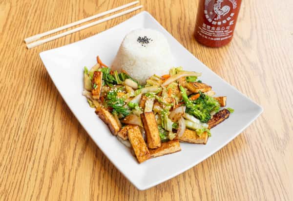 Spicy Tofu Rice 辣豆腐飯