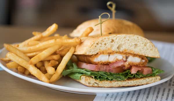 Beer-Battered Grouper Sandwich