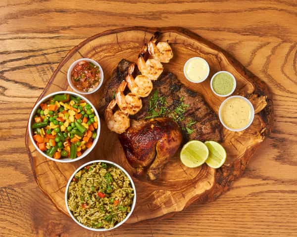 Chicken & Shrimp & Steak