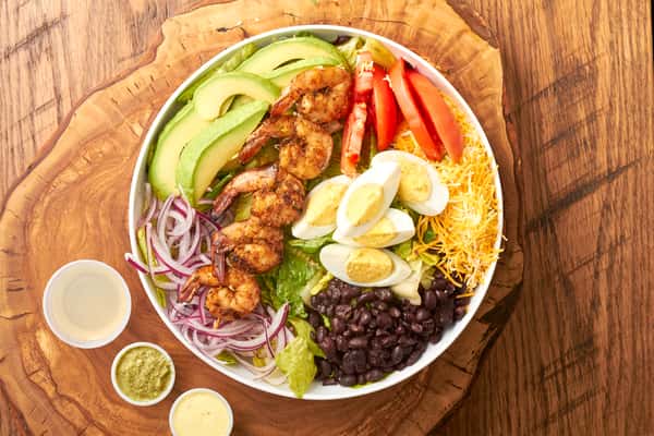 Cabana Style grilled shrimp Cobb Salad