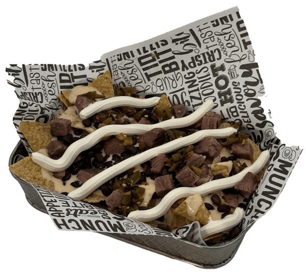 Steak & Beer Cheese Nachos