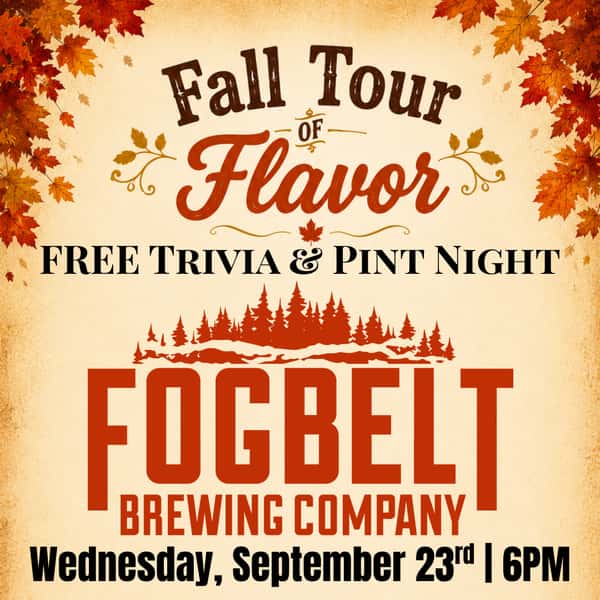 Fogbelt Brewing CO Pint Night