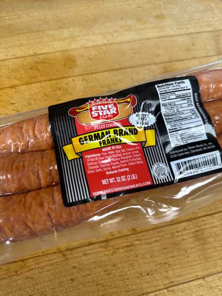 Five Star German Franks