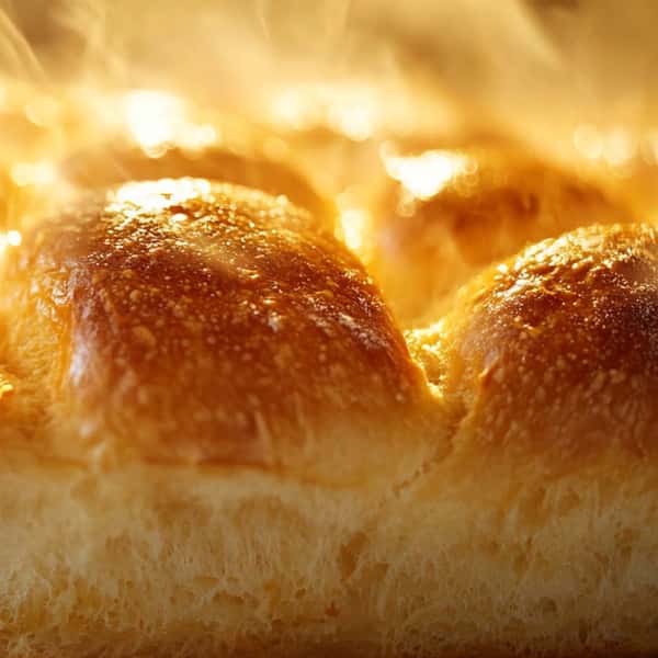 Baked Dinner Roll with Butter