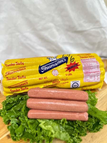 Thumann's Brand All Beef Skinless Wieners