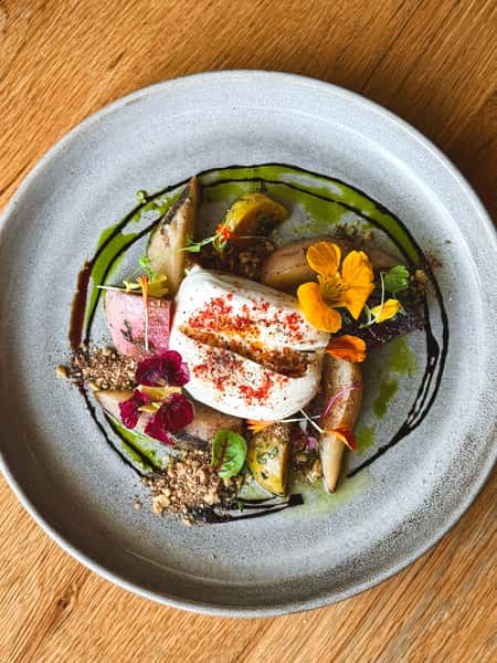 Pear, Beets & Burrata