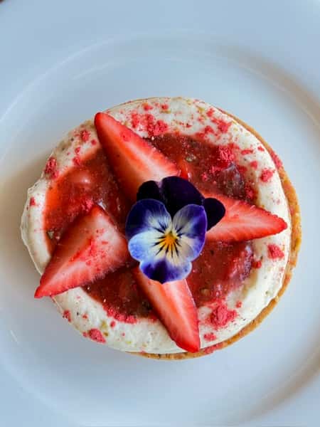 Pistachio Strawberry Tart