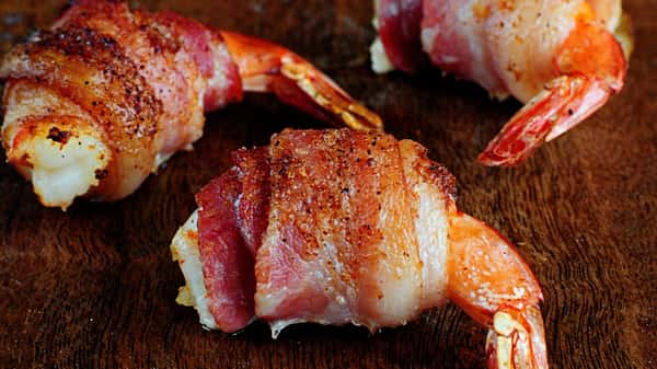 Bacon wrapped Shrimp